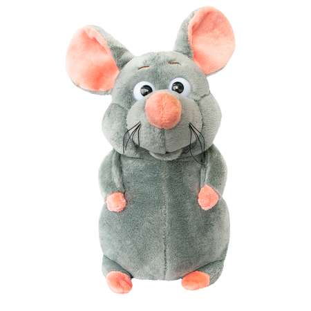 Мягкая плюшевая игрушка IdeaToys Мышка Рататуй с карманом для подарка
