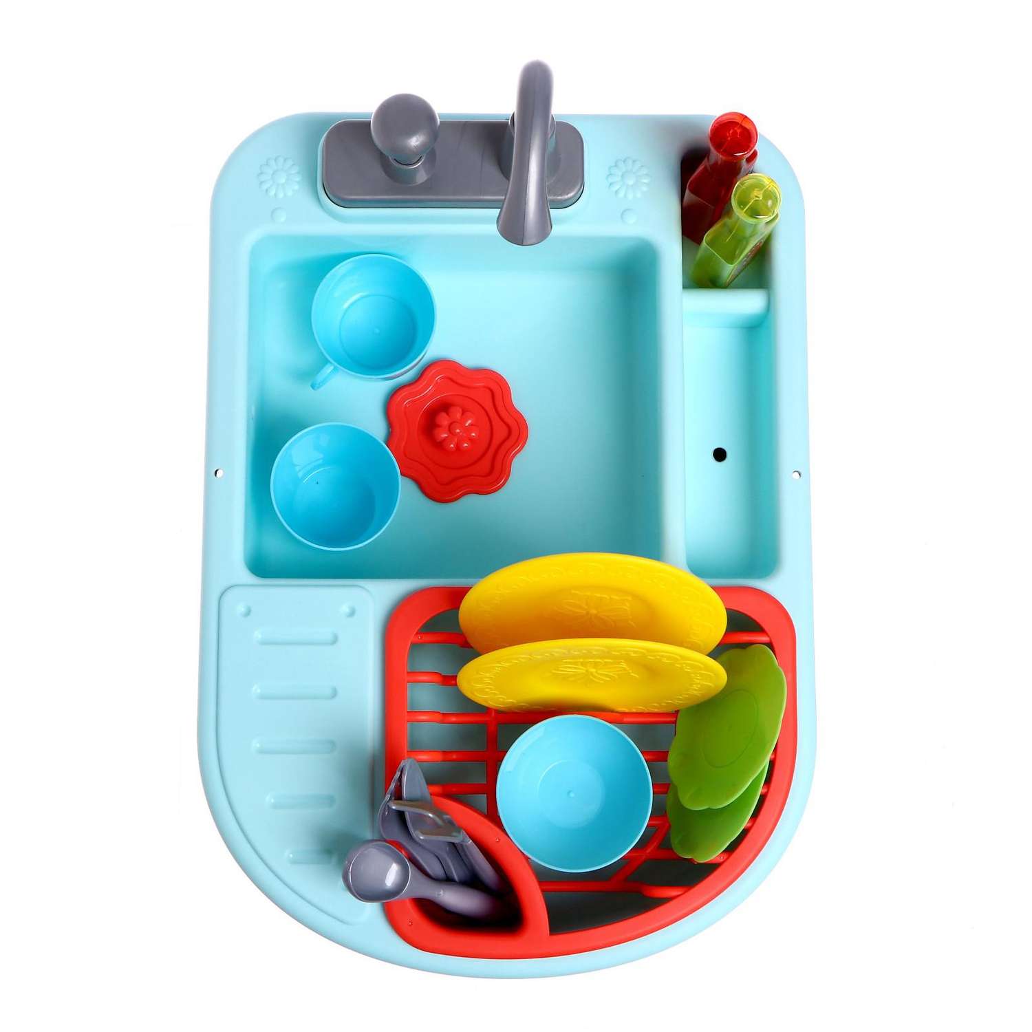 Игровой модуль Sima-Land Кухонька с набором посуды - фото 2