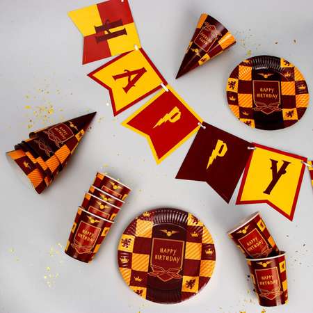 Набор бумажной посуды Страна карнавалия Harry Birthday
