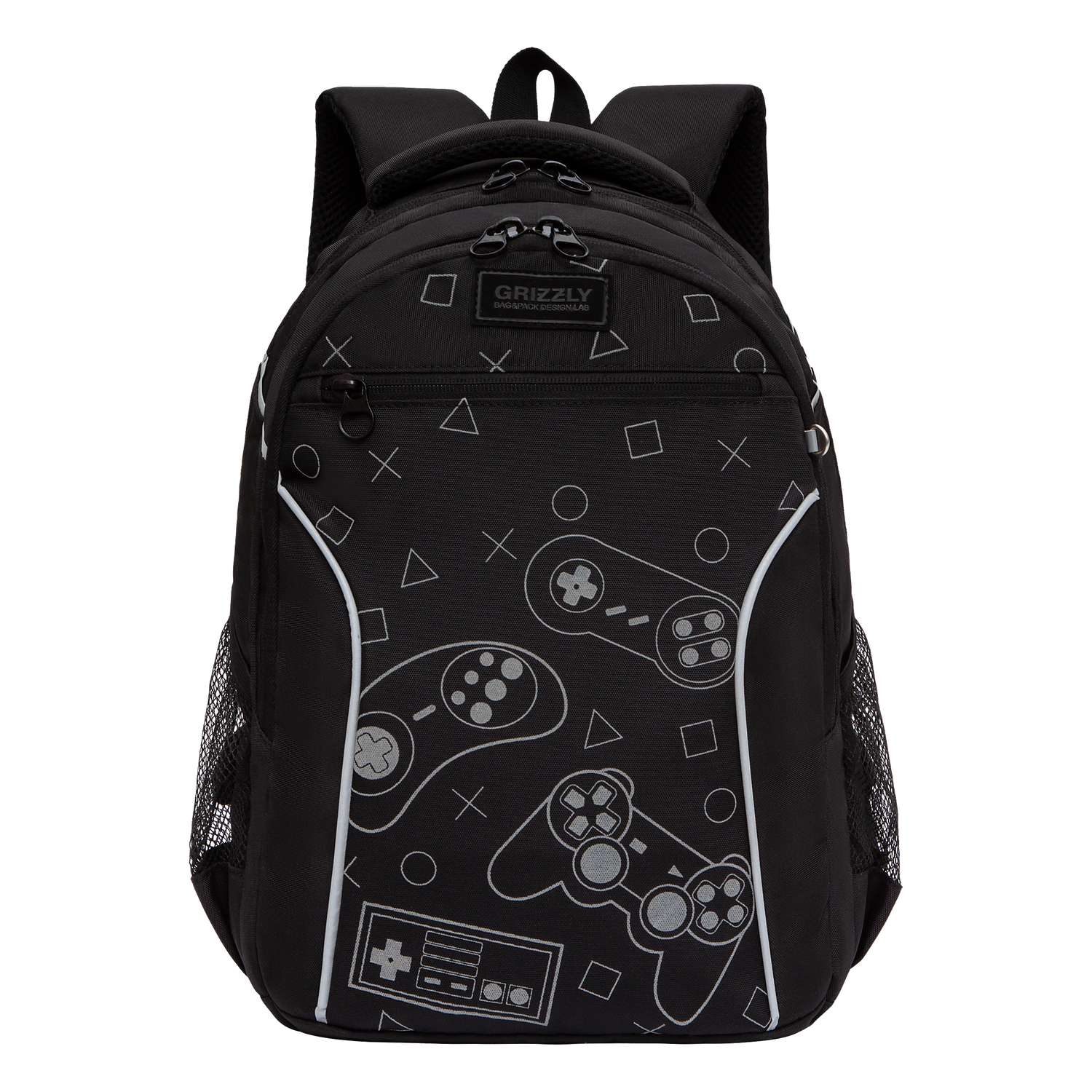 Рюкзак школьный Grizzly Черный RB-259-2/1 - фото 2