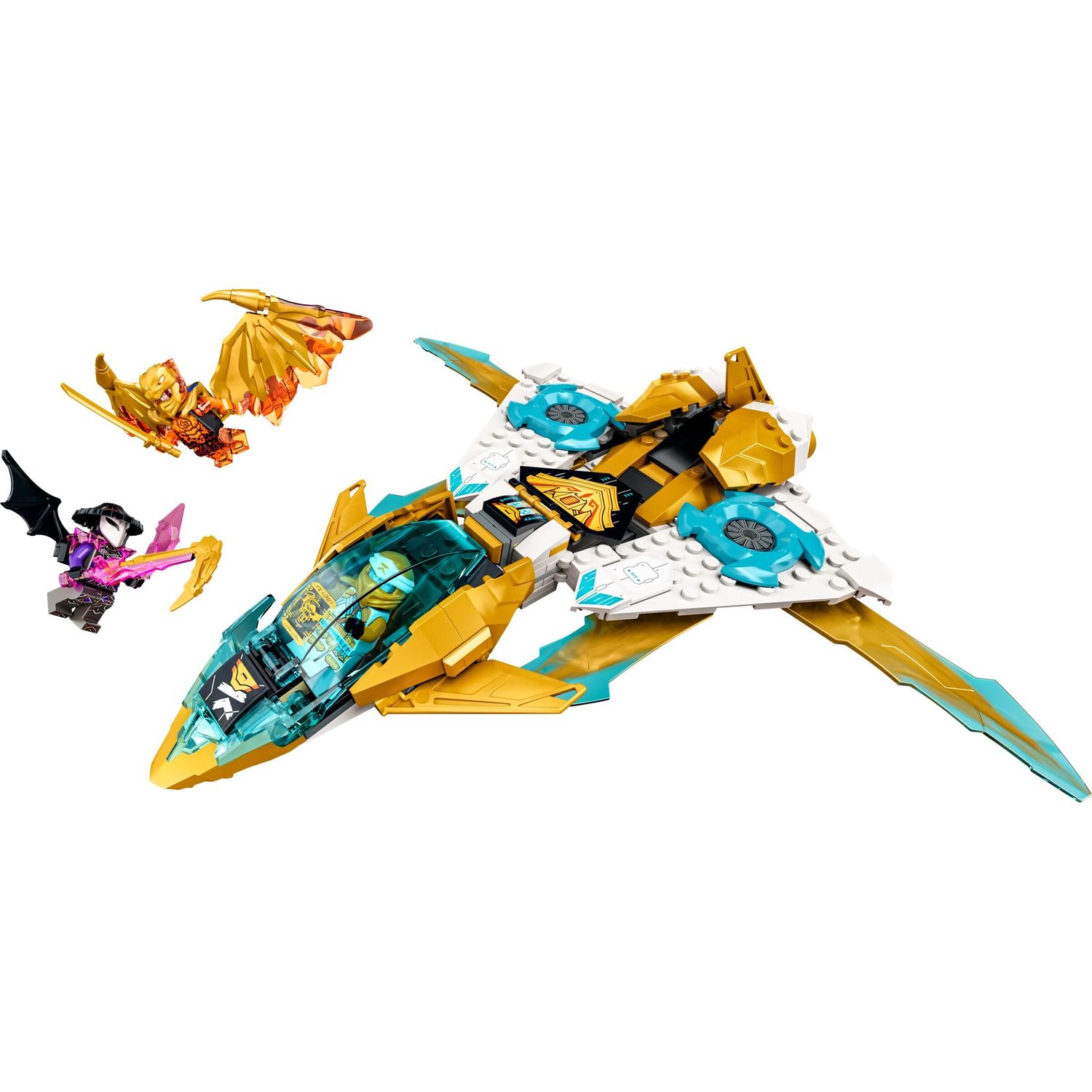 Конструктор LEGO Ninjago Zanes Golden Dragon Jet 71770 - фото 2