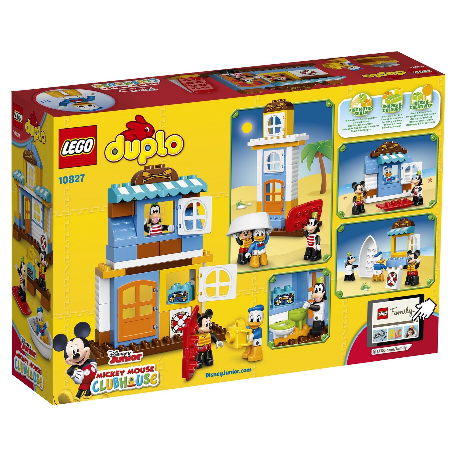 Конструктор LEGO DUPLO Disney TM Домик на пляже (10827) купить по цене 2999  ₽ в интернет-магазине Детский мир