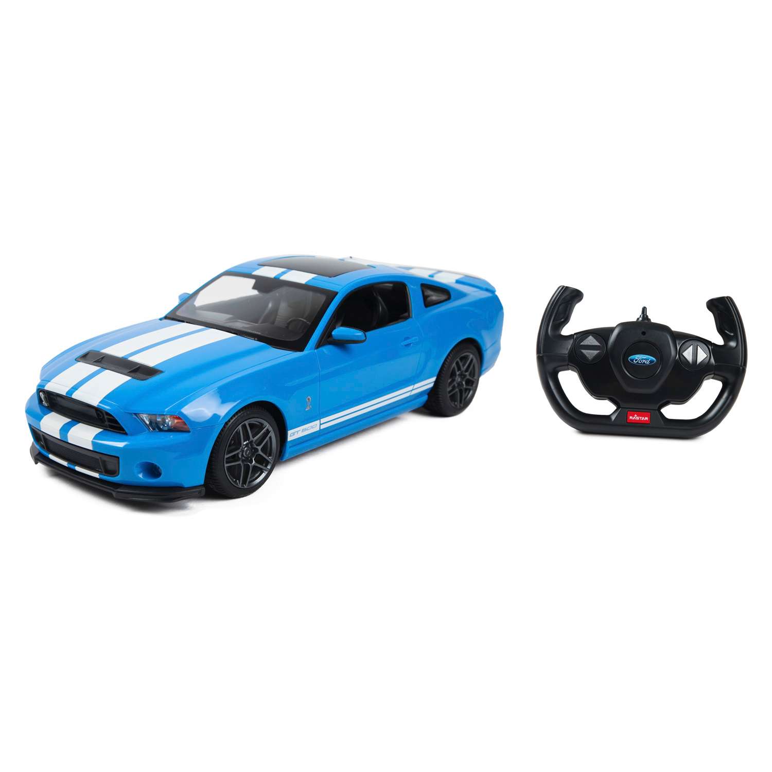 Машина Rastar РУ 1:14 Ford Shelby GT500 Синяя 49400 - фото 1