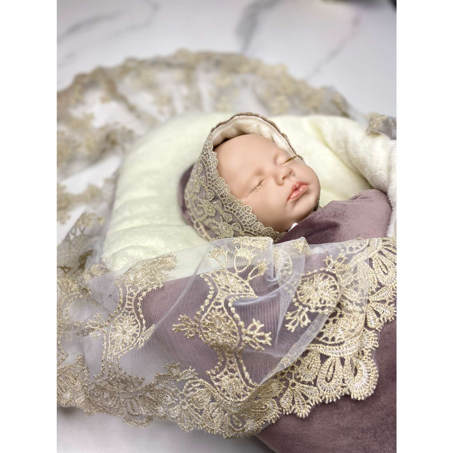 Конверт-одеяло на выписку ТОСЯ БОСЯ для новорожденного - фото 4
