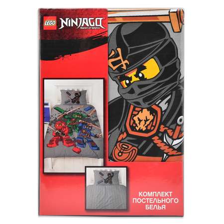 Комплект постельного белья LEGO Ninjago Masters 2предмета LEG587