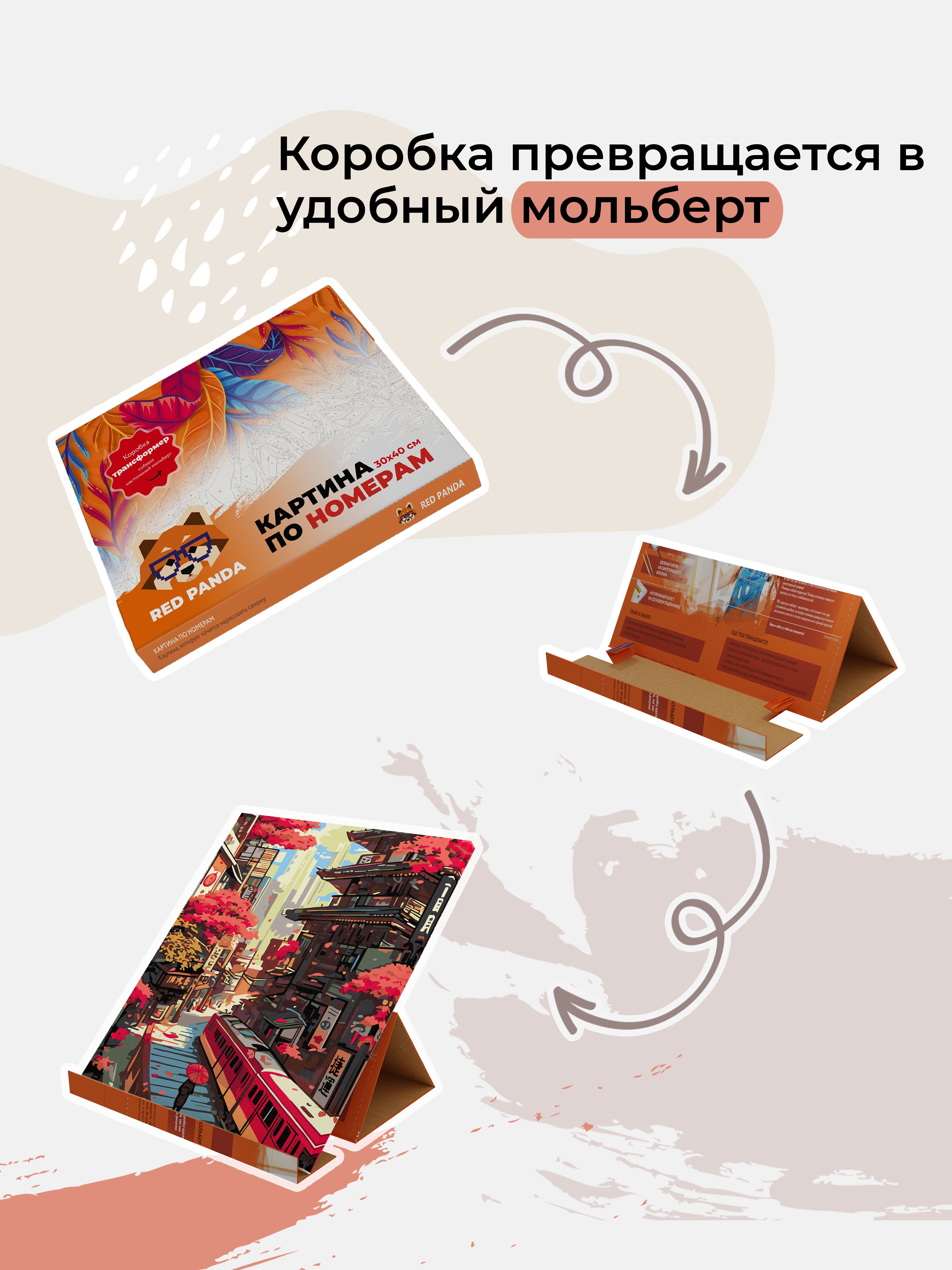 Картина по номерам Red Panda - фото 8