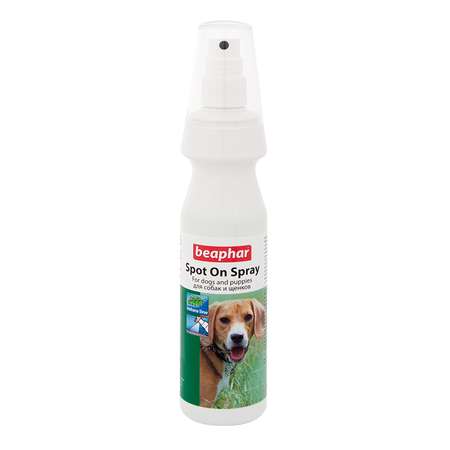 Спрей для собак Beaphar Spot On Spray от клещей и блох с маслом маргозы и лаванды 150мл