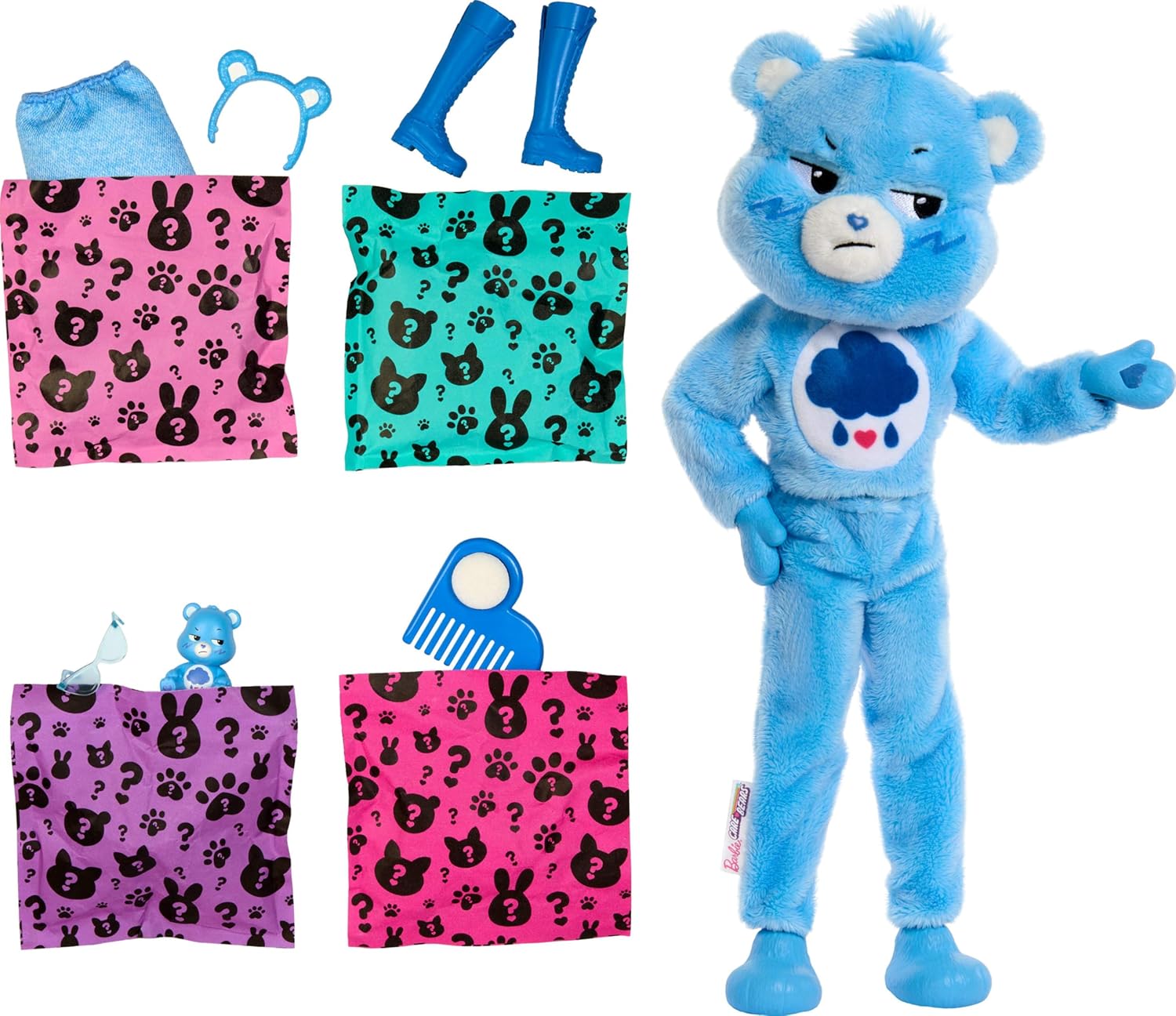 Кукла модельная Barbie Care Bears JCN96 - фото 3