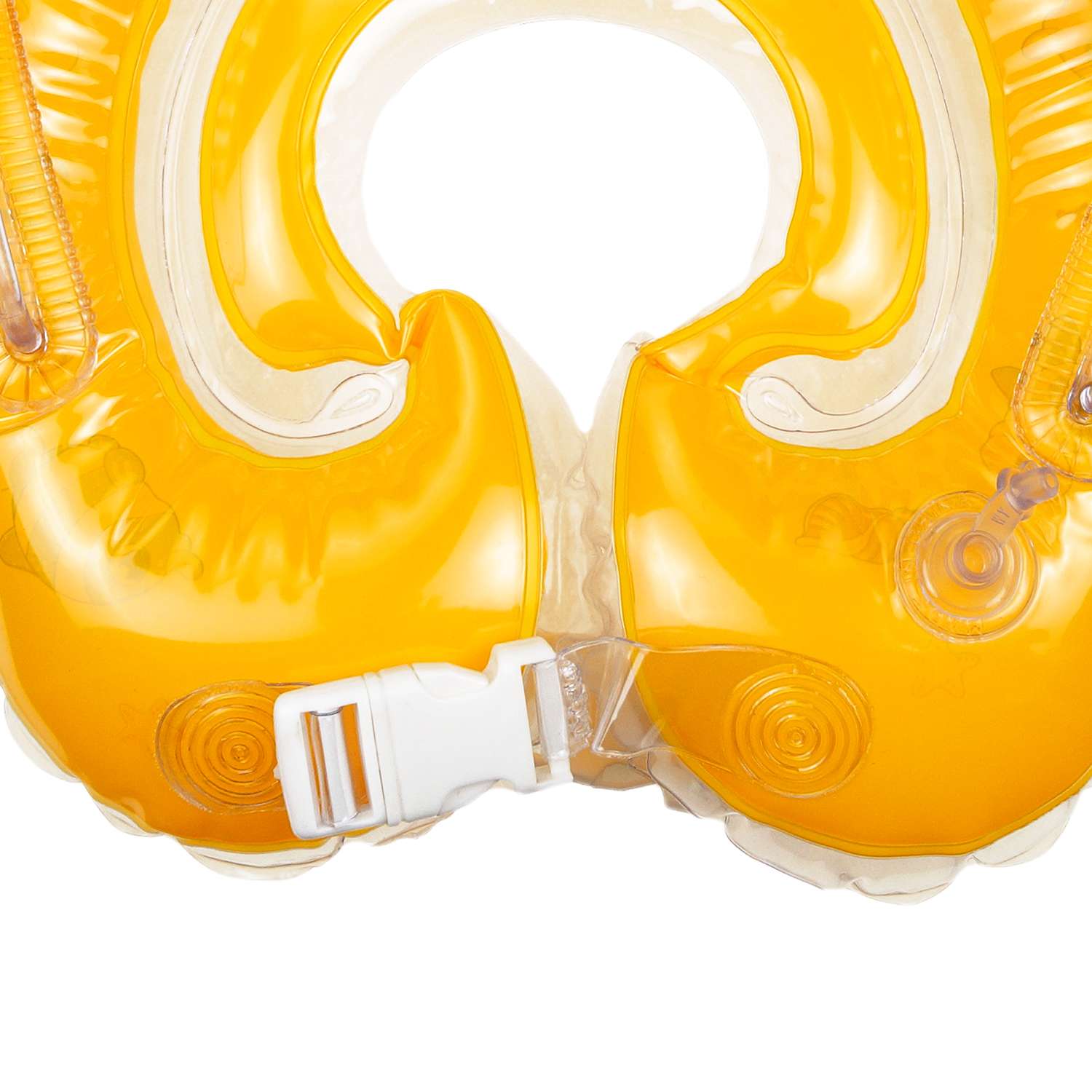Круг для купания Uviton с погремушкой Желтый 0059 - фото 4