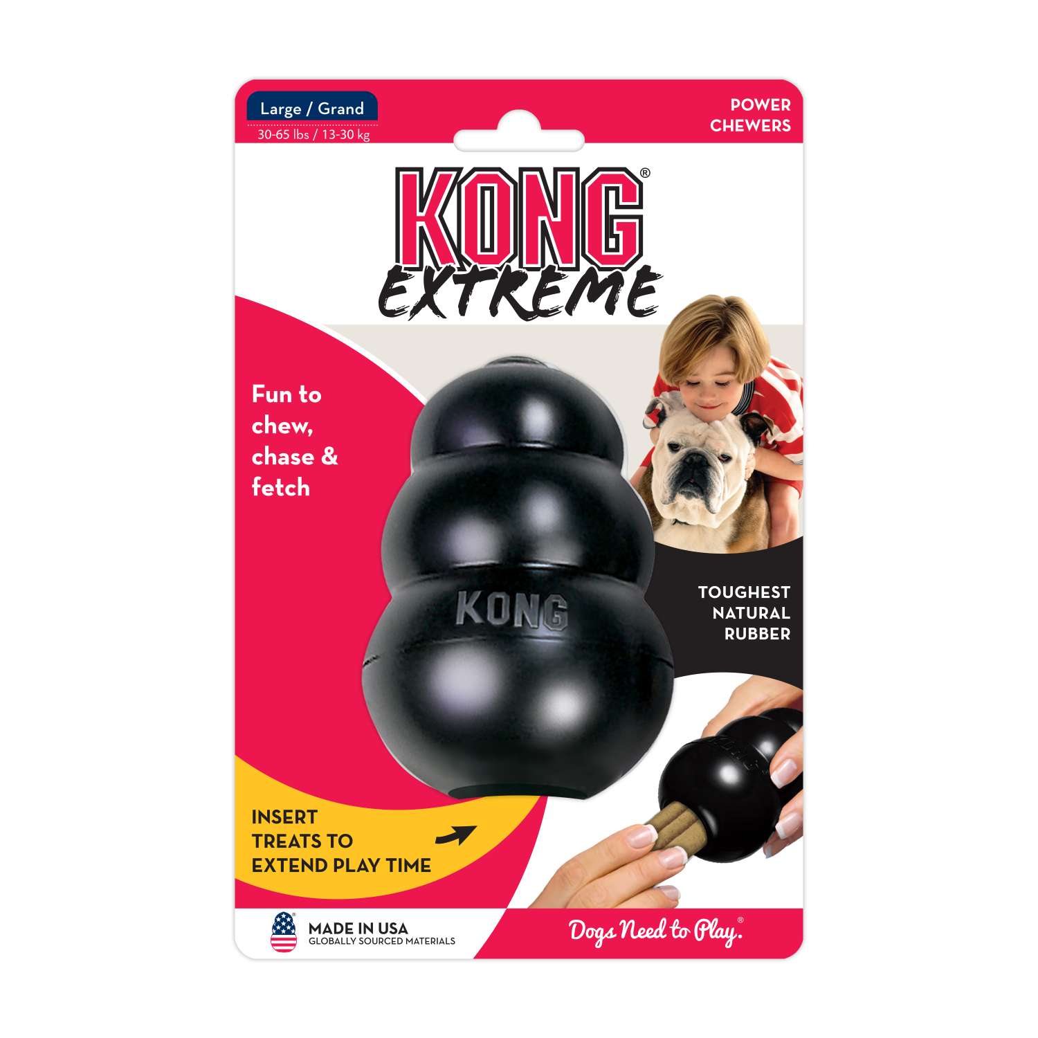 Игрушка для собак KONG Extreme очень прочная большая K1 - фото 2