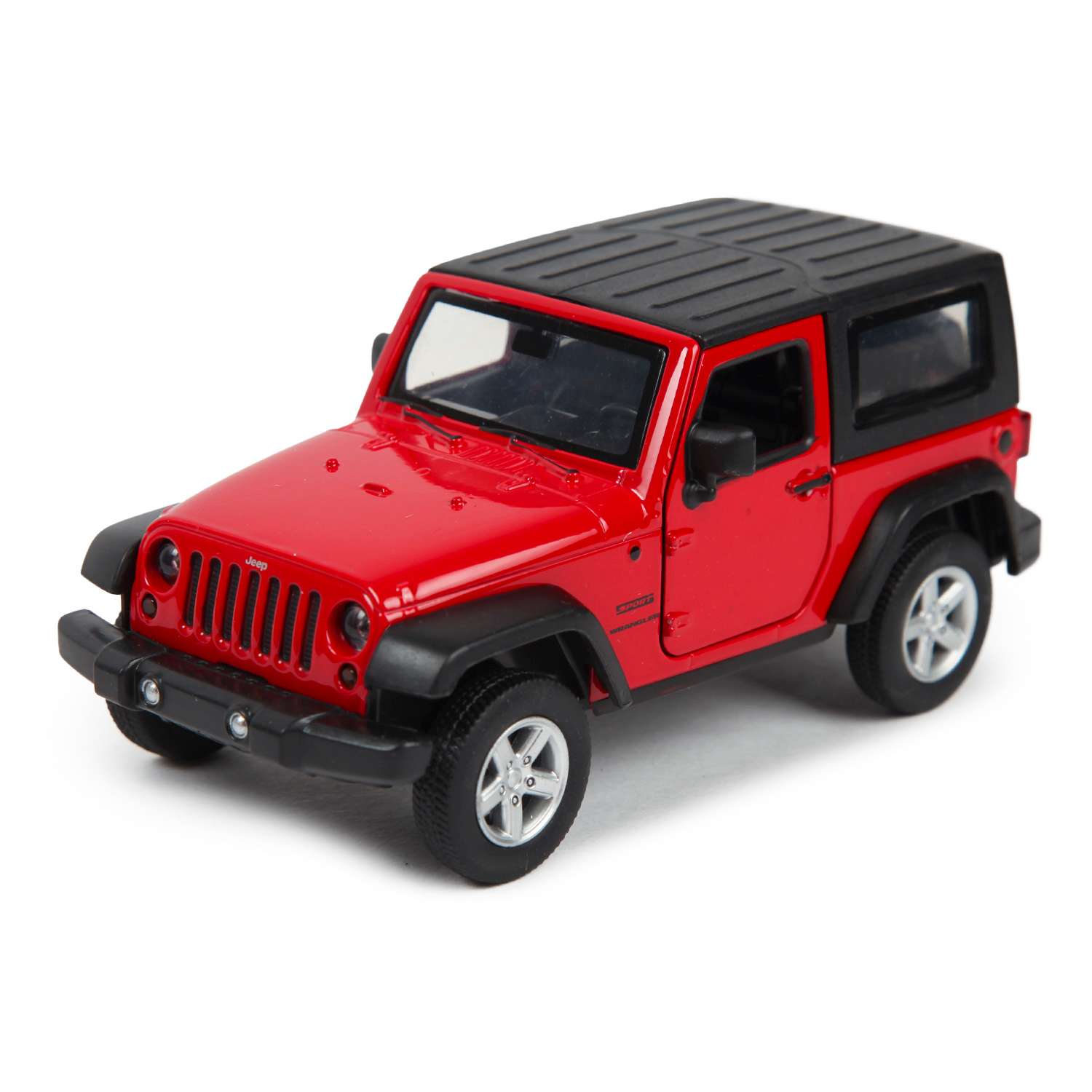 Автомобиль MSZ Jeep 1:32 инерционный красный 32331 - фото 1