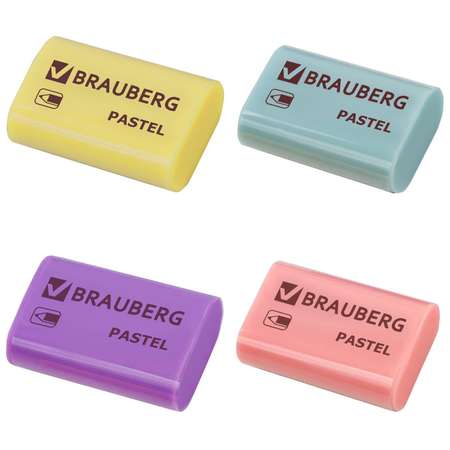 Ластик Brauberg Pastel в ассортименте 229582