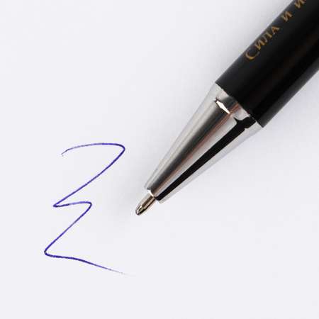 Ручка металлическая Mr. PRESIDENT PUTIN TEAM шариковая Искусство Синяя паста 1 мм Фурнитура серебро