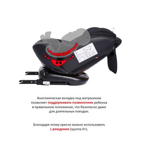 Автокресло BabyCare Shelter ISOFIX черный