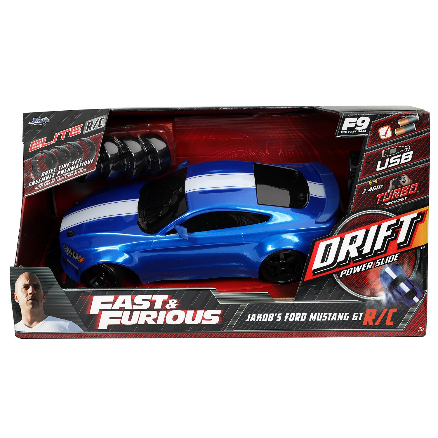 Автомобиль РУ Jada Ford 1:10 - фото 6