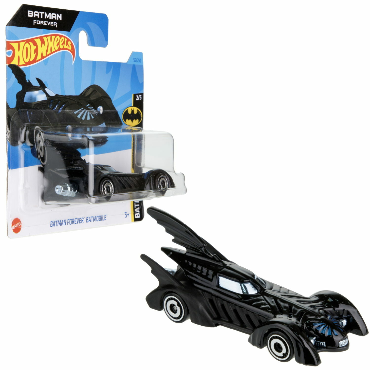 Коллекционная машинка Hot Wheels Бэтмен Forever Бэтмобиль купить по цене  576 ₽ в интернет-магазине Детский мир