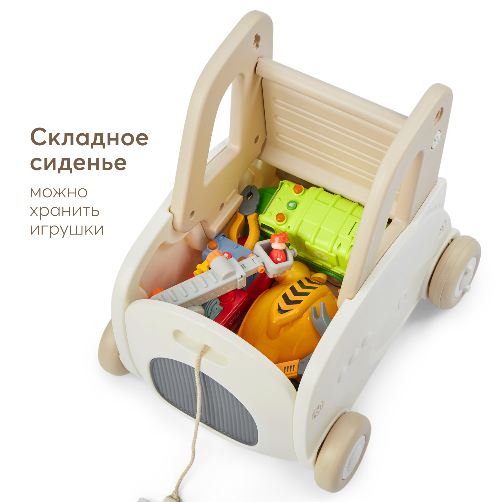 Ходунки каталка Happy Baby vroomy - фото 6