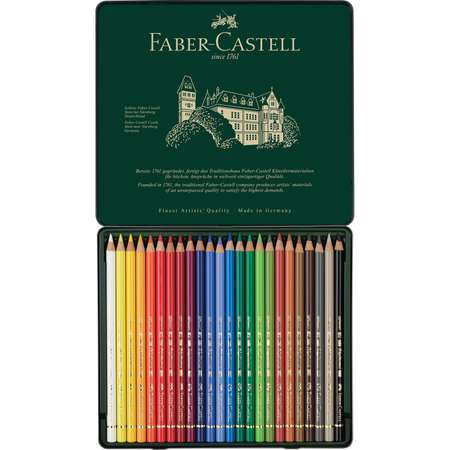 Карандаши цветные FABER CASTELL художественные Polychromos 24 цвета