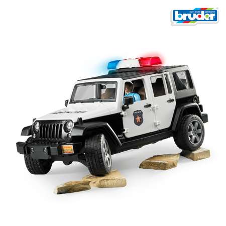 Полицейская машина Bruder Jeep 1:16