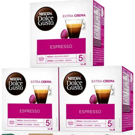 Кофе в капсулах Nescafe Dolce Gusto Espresso 48 капсул 3 упаковки