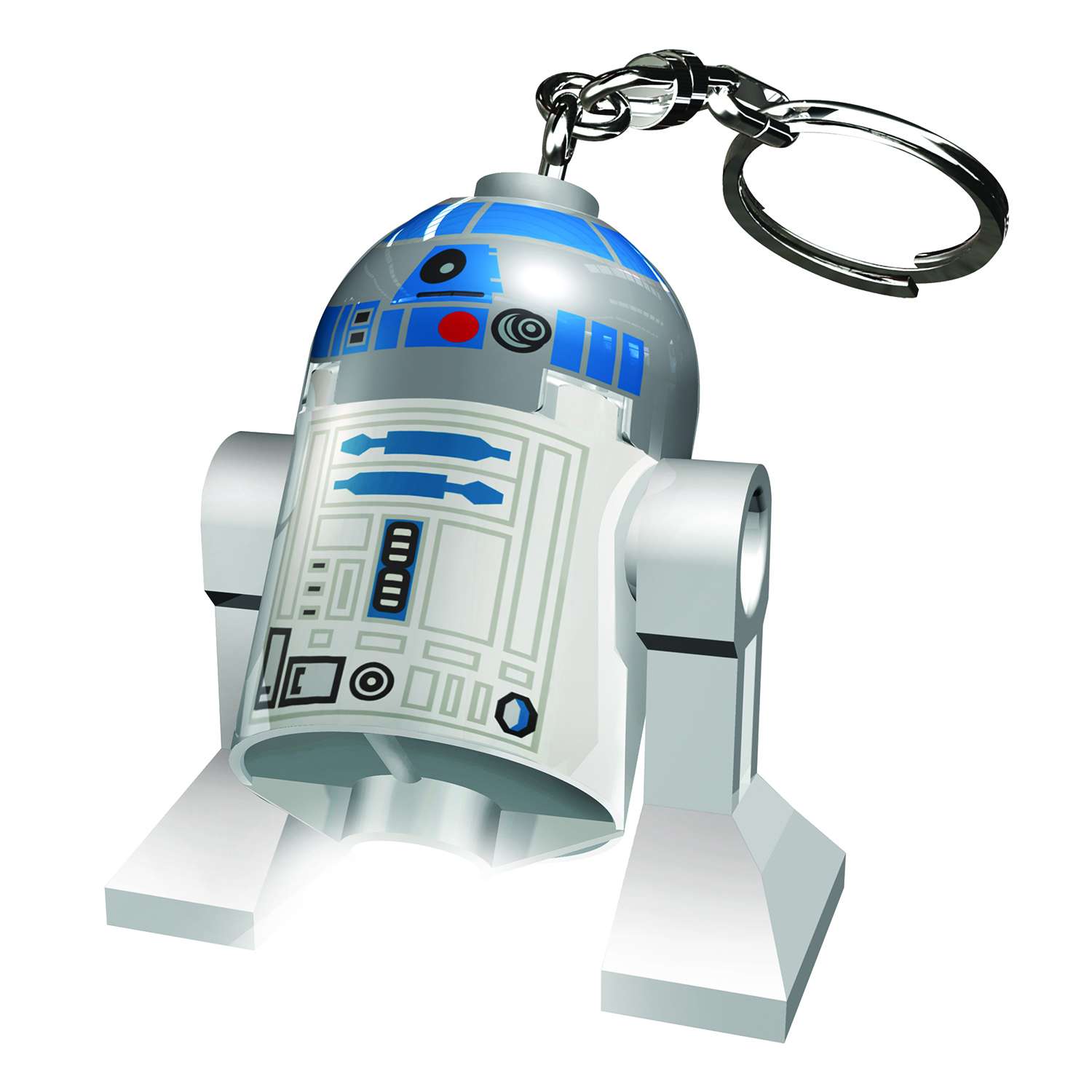 Брелок-фонарик для ключей LEGO Звёздные войны r2-d2 - фото 1