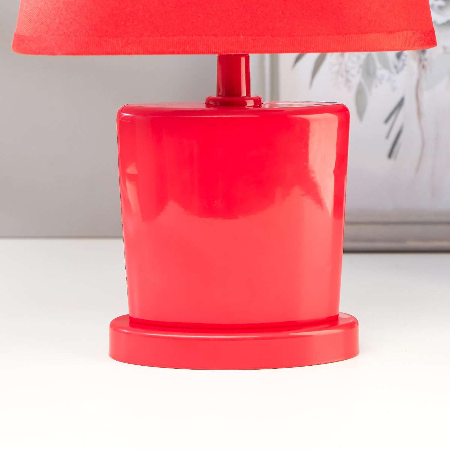 Лампа настольная RISALUX Е14 15Вт красный - фото 6