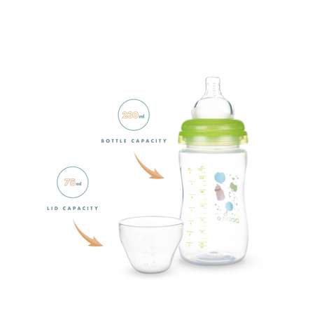 Бутылочка BABOO Baby Shower 230мл 3-106