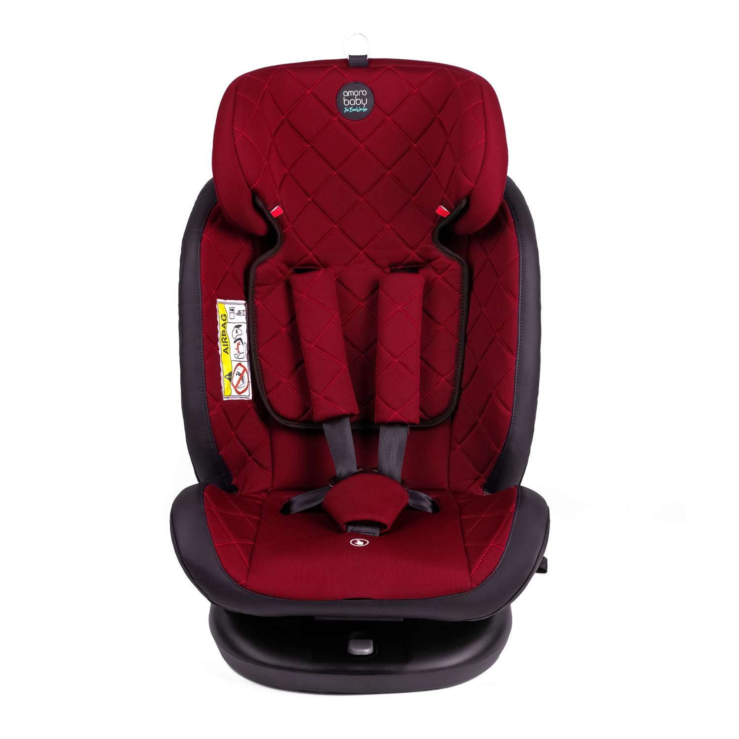 Автокресло Amarobaby Brilliant Isofix класс D группа 0+/1/2/3 Красный - фото 11