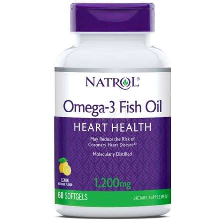 Биологически активная добавка Natrol Omega 3 Fish Oil 1000мг*60капсул