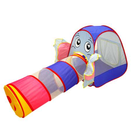 Детская палатка Наша Игрушка с туннелем Слоненок