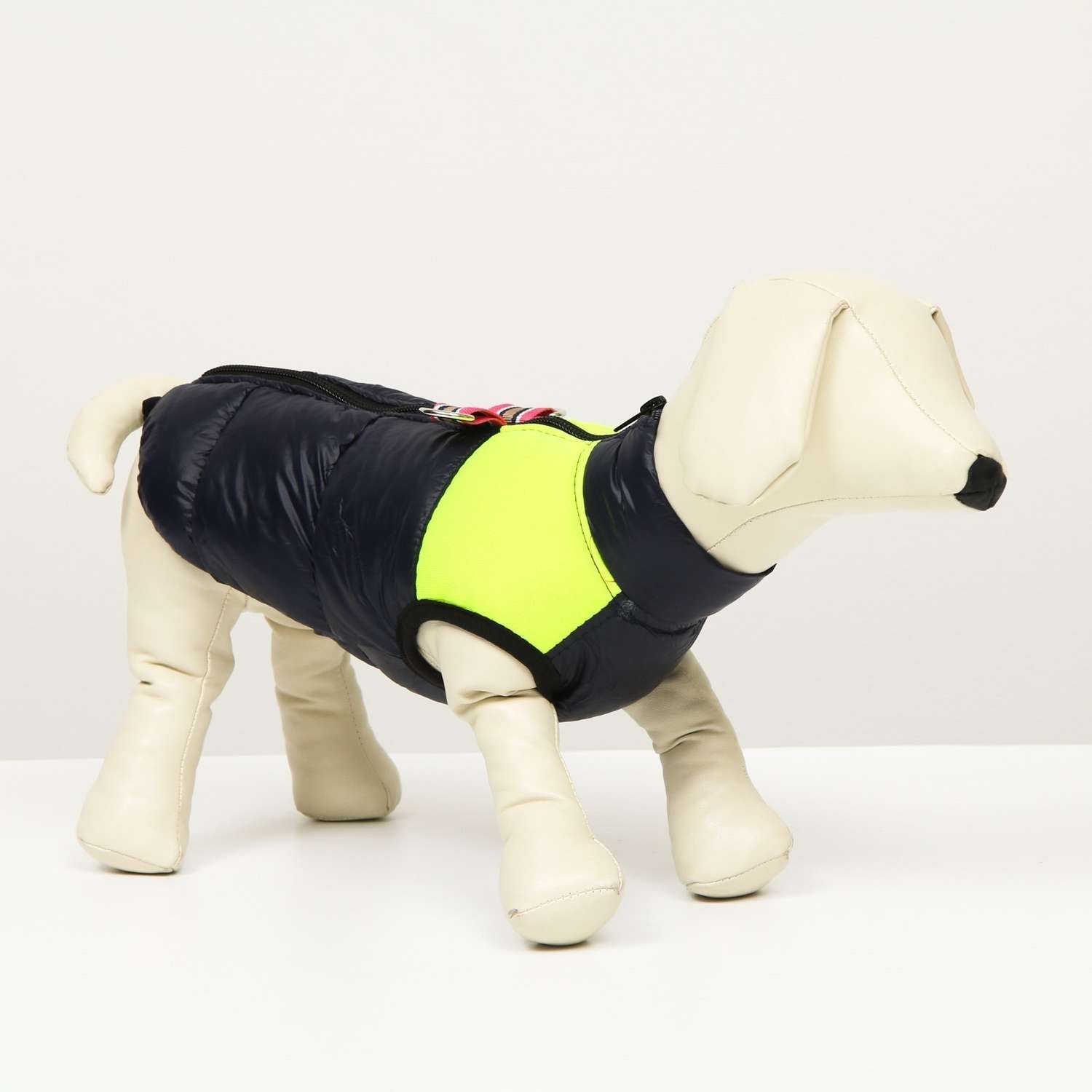 Куртка для собак Sima-Land размер 12 синяя с жёлтым - фото 1