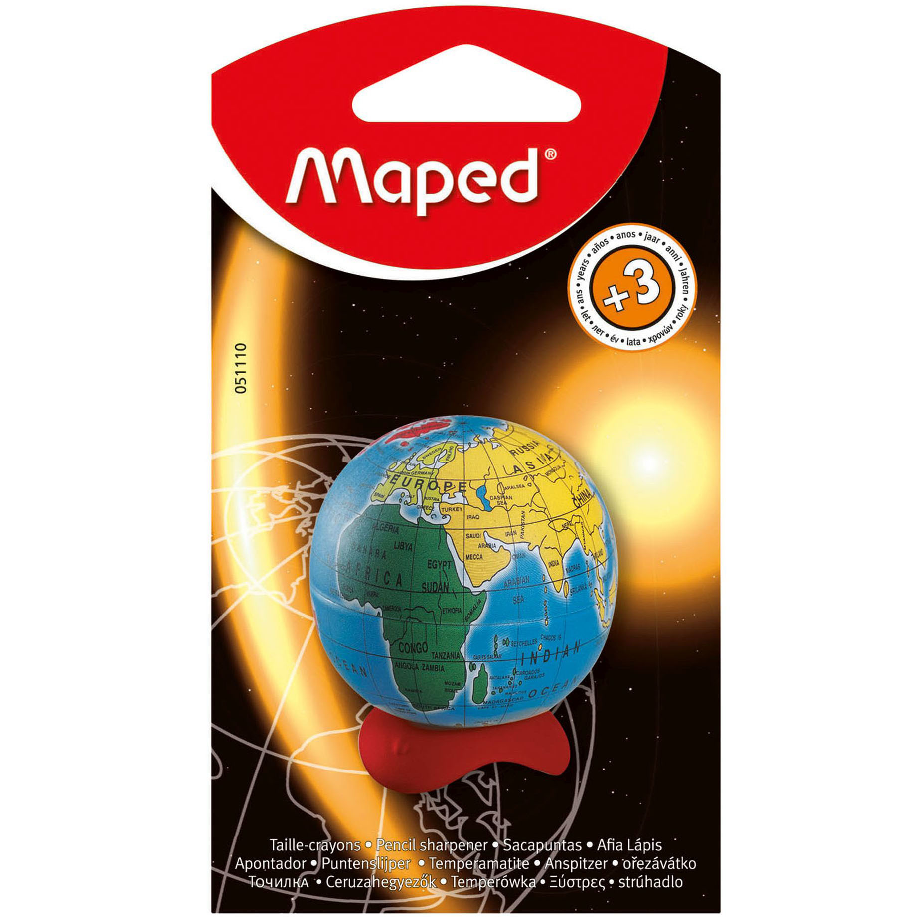 Точилка MAPED GLOBE 1 отверстие - фото 1