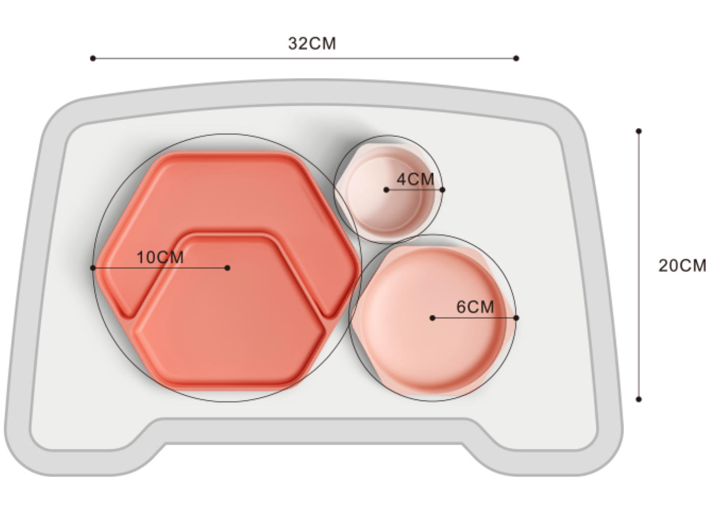 Набор детской посуды HEORSHE Toddler Feeding Set от 6 месяцев силиконовый розовый - фото 5