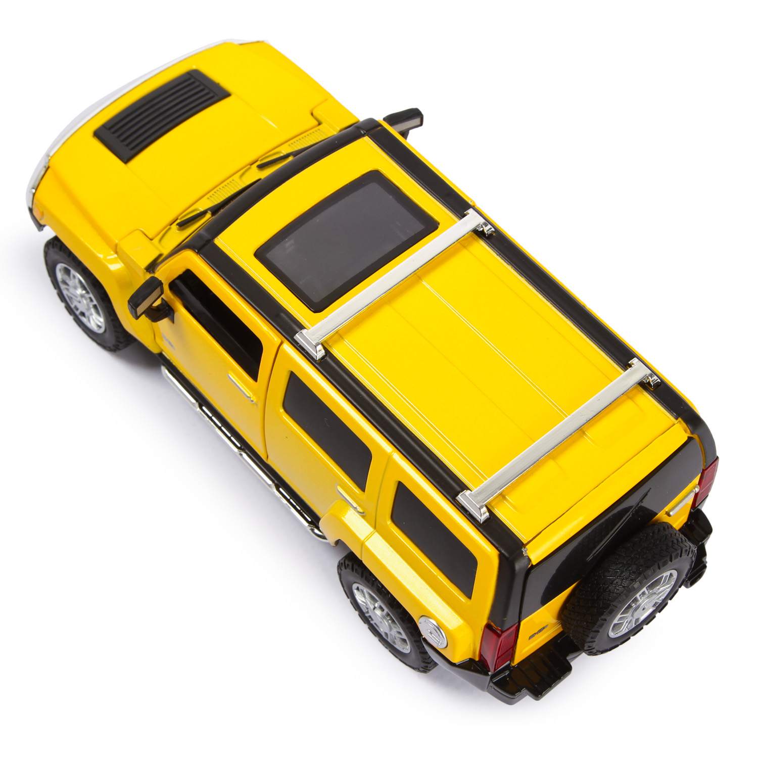 Внедорожник Mobicaro Hummer 1:24 желтый 68240A - фото 3