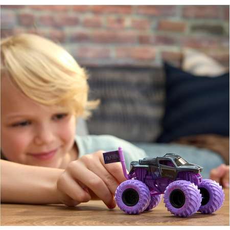 Монстр-трак Monster Jam Marvel Black Panther 1:64 фиолетовый