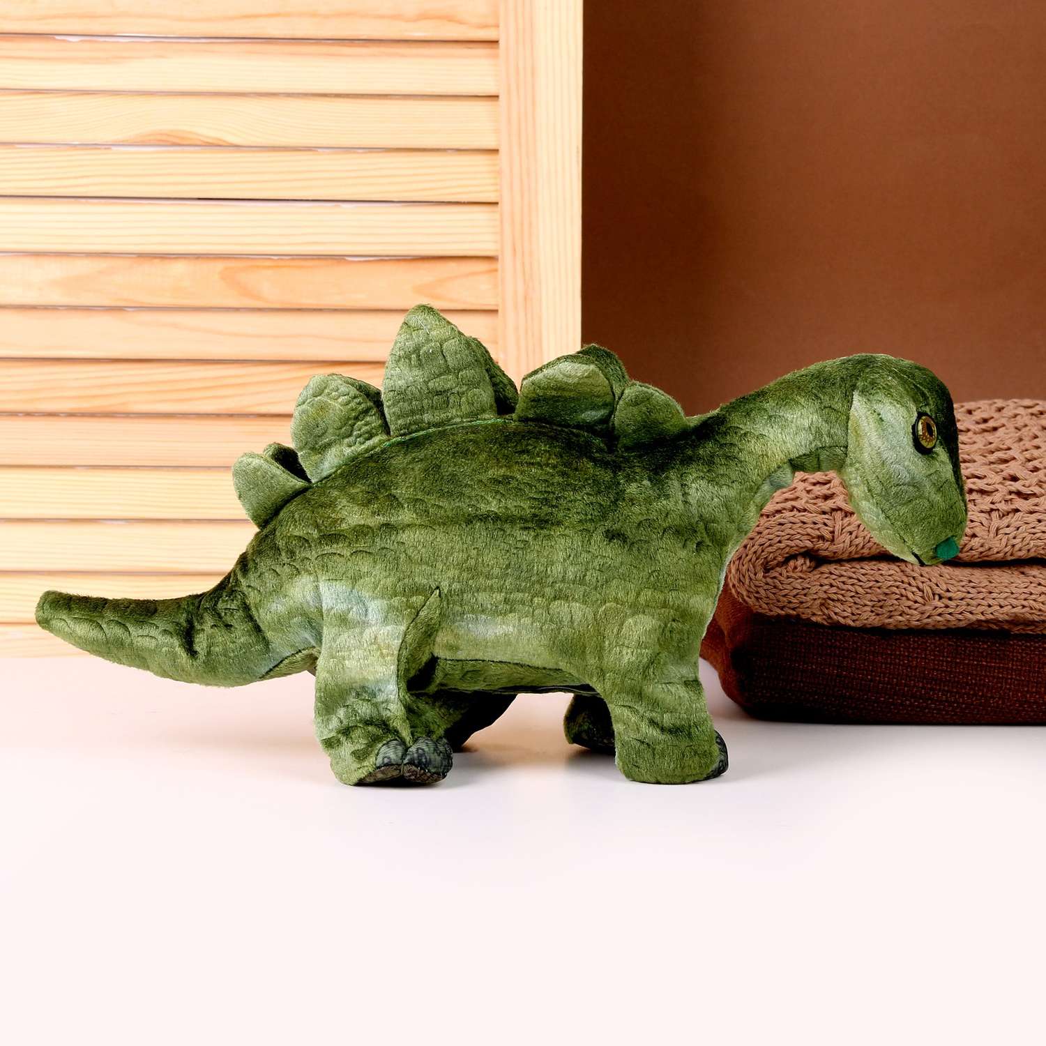 Мягкая музыкальная игрушка Sima-Land «Динозаврик» 43 см цвет зелёный - фото 2