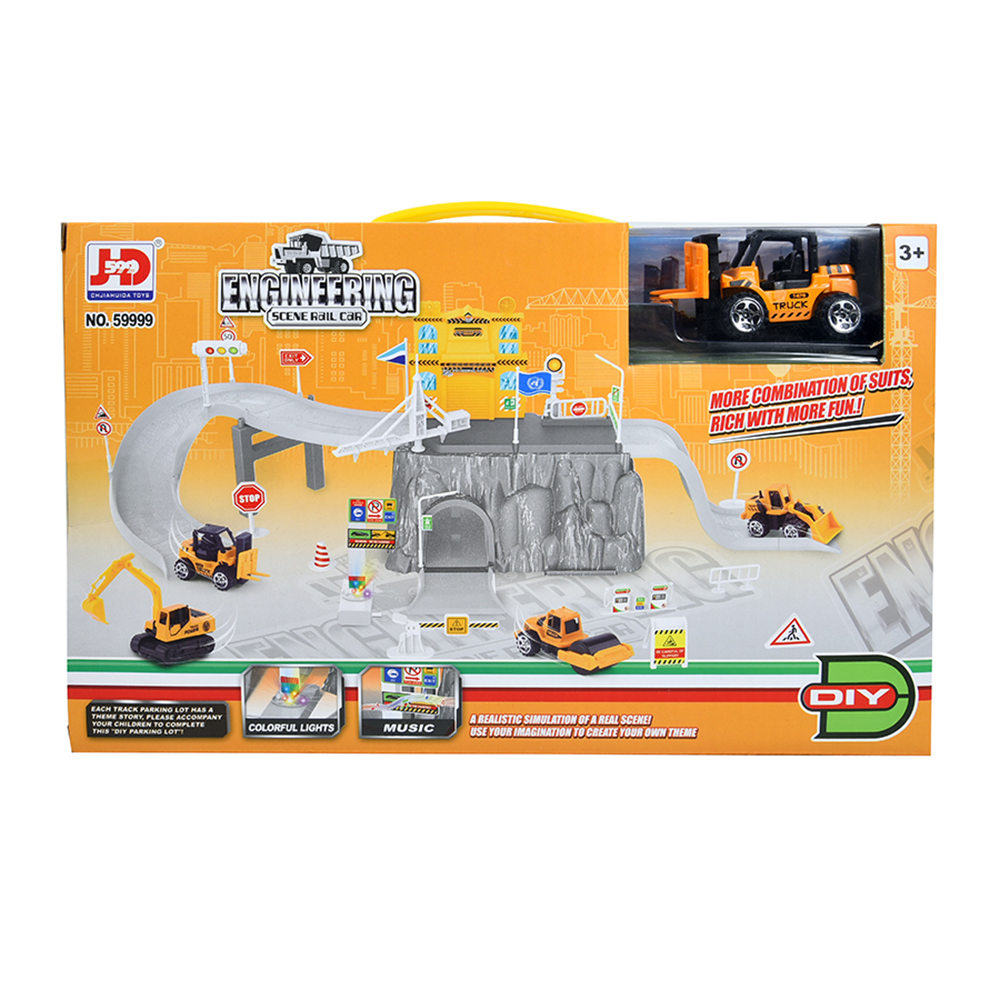 Игровой набор CHJIAHUIDA TOYS Парковка Бункер строителей JHD59999 - фото 2