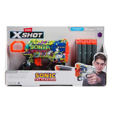 Набор для стрельбы X-Shot Skins Menace Sonic в ассортименте 36679