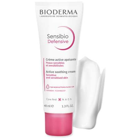 Крем Bioderma Sensibio Дефенсив для увлажнения чувствительной кожи лица легкая текстура 40 мл