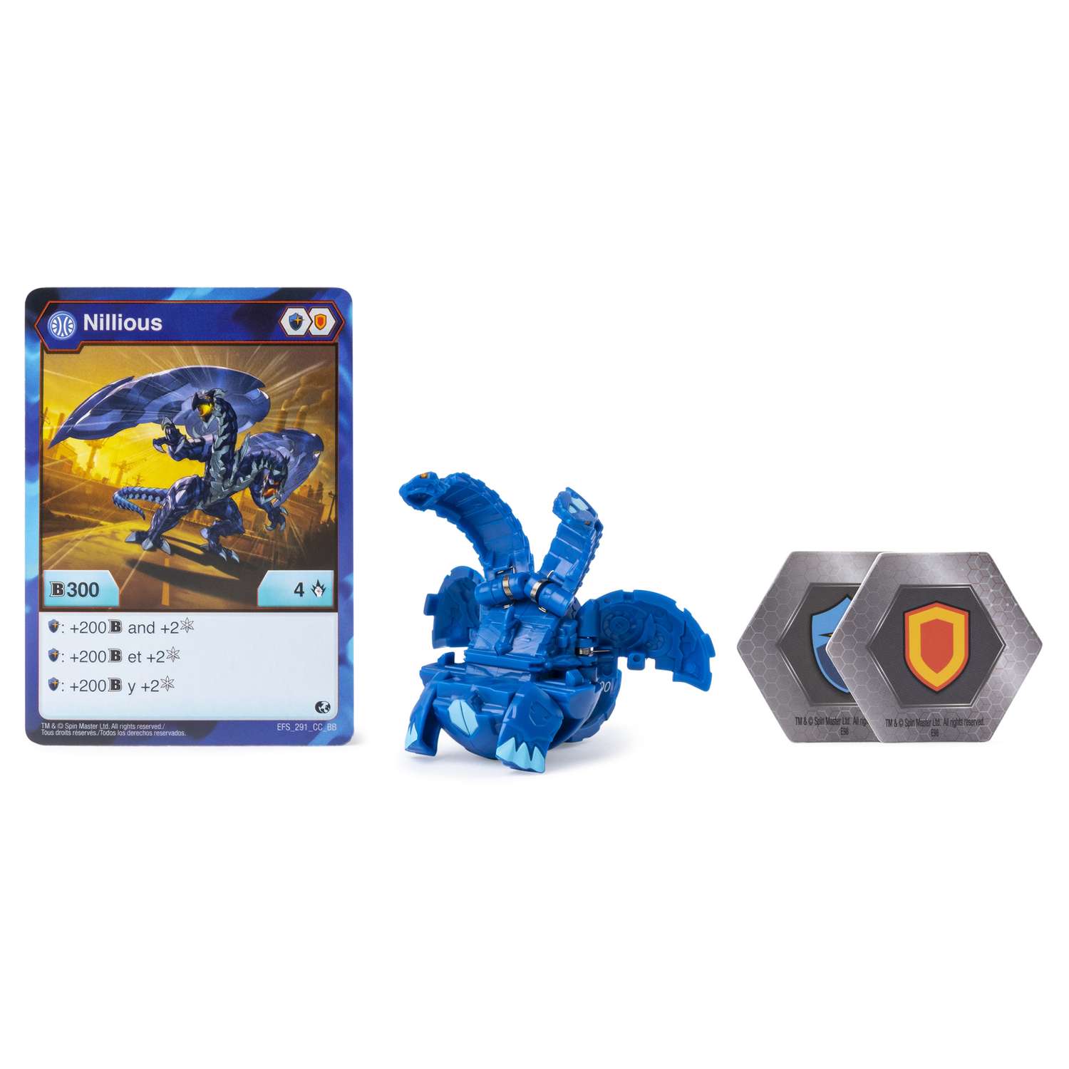 Фигурка-трансформер Bakugan DblHeadDragnBlue 6045148/20107947 - фото 4