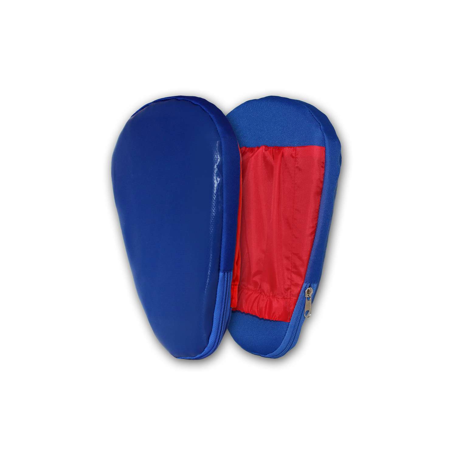 Детский набор для бокса Belon familia лапа боксерская 27х18 х 4см цвет синий красный - фото 1
