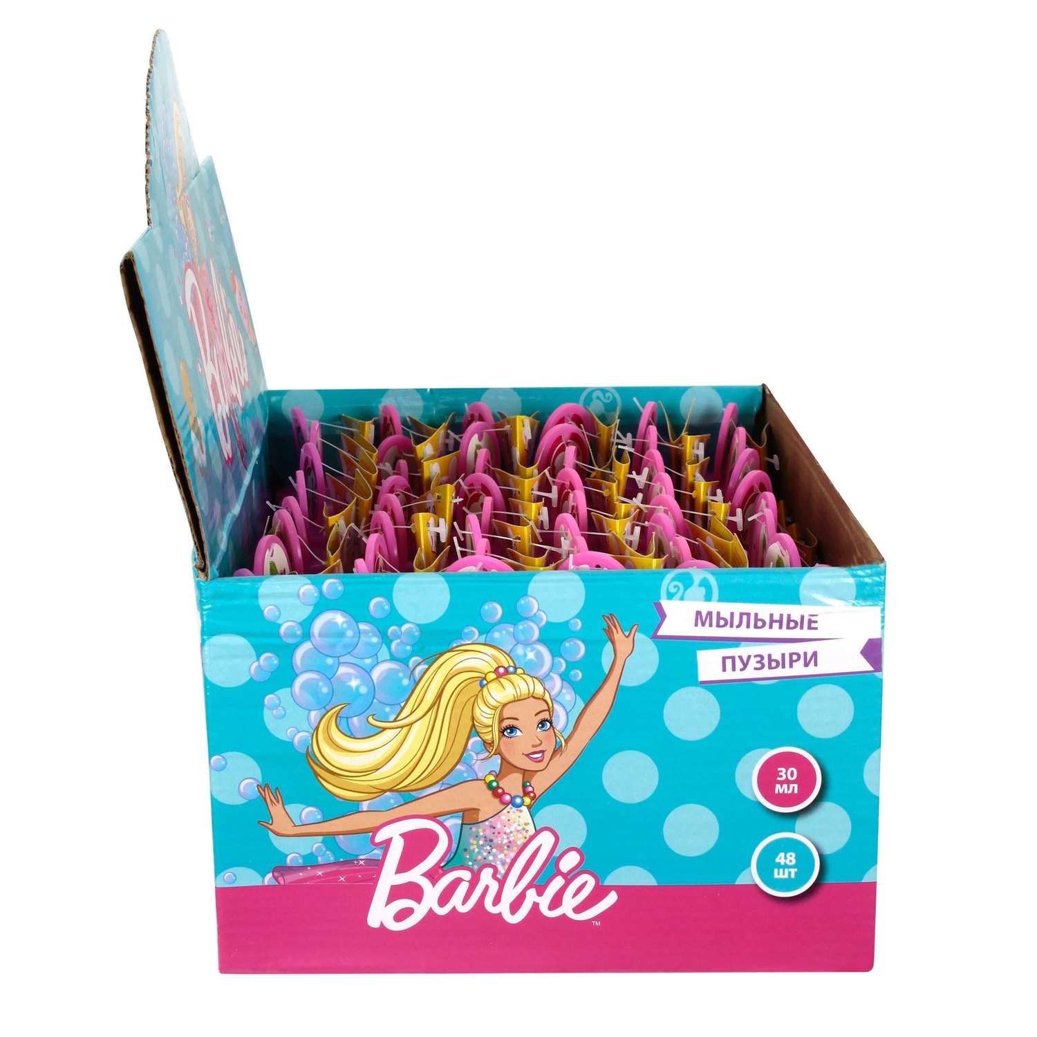 Мыльные пузыри 1TOY Barbie в колбе 30мл Т11462 - фото 6