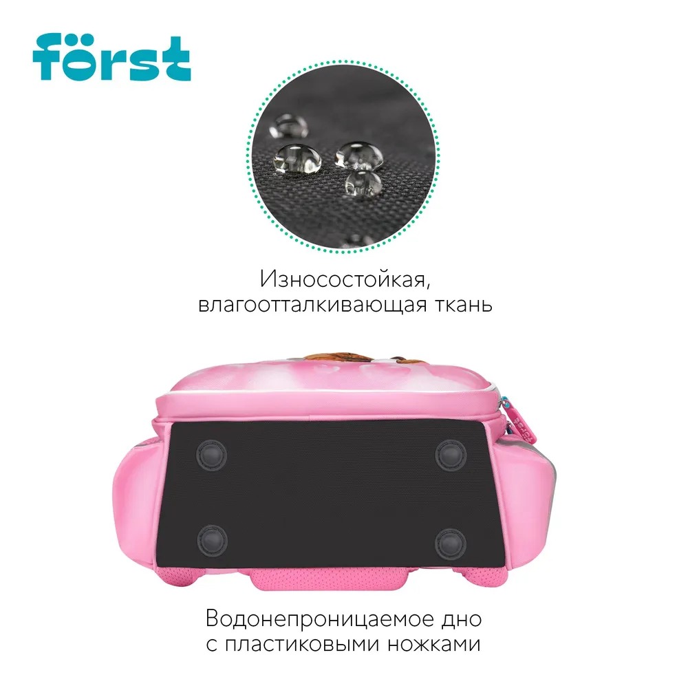 Ранец Forst Hi Bear 37×29×16см 2 отделения 2 кармана анатомическая спинка - фото 5