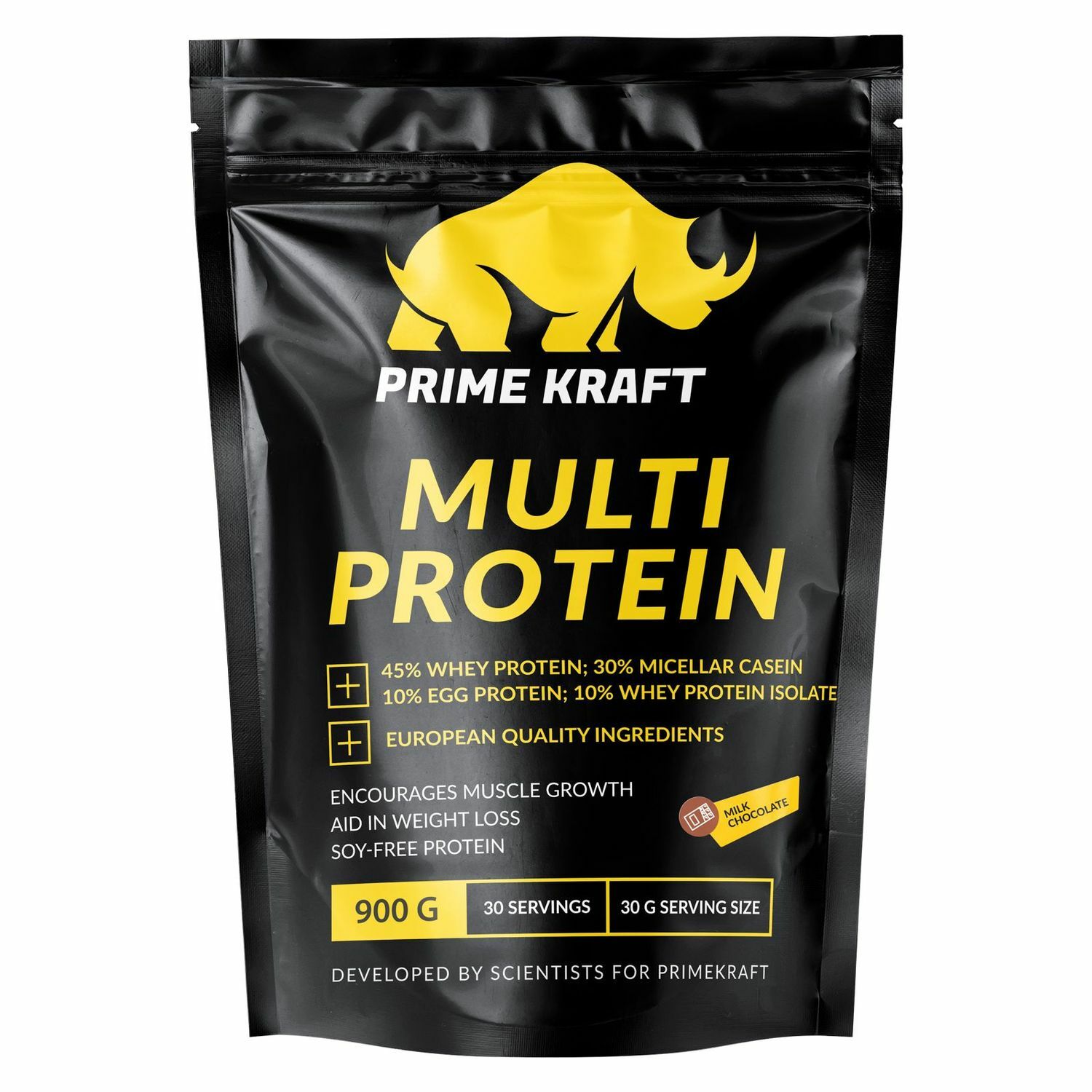 Протеин комплексный Prime Kraft Multi Protein молочный шоколад 900г - фото 1