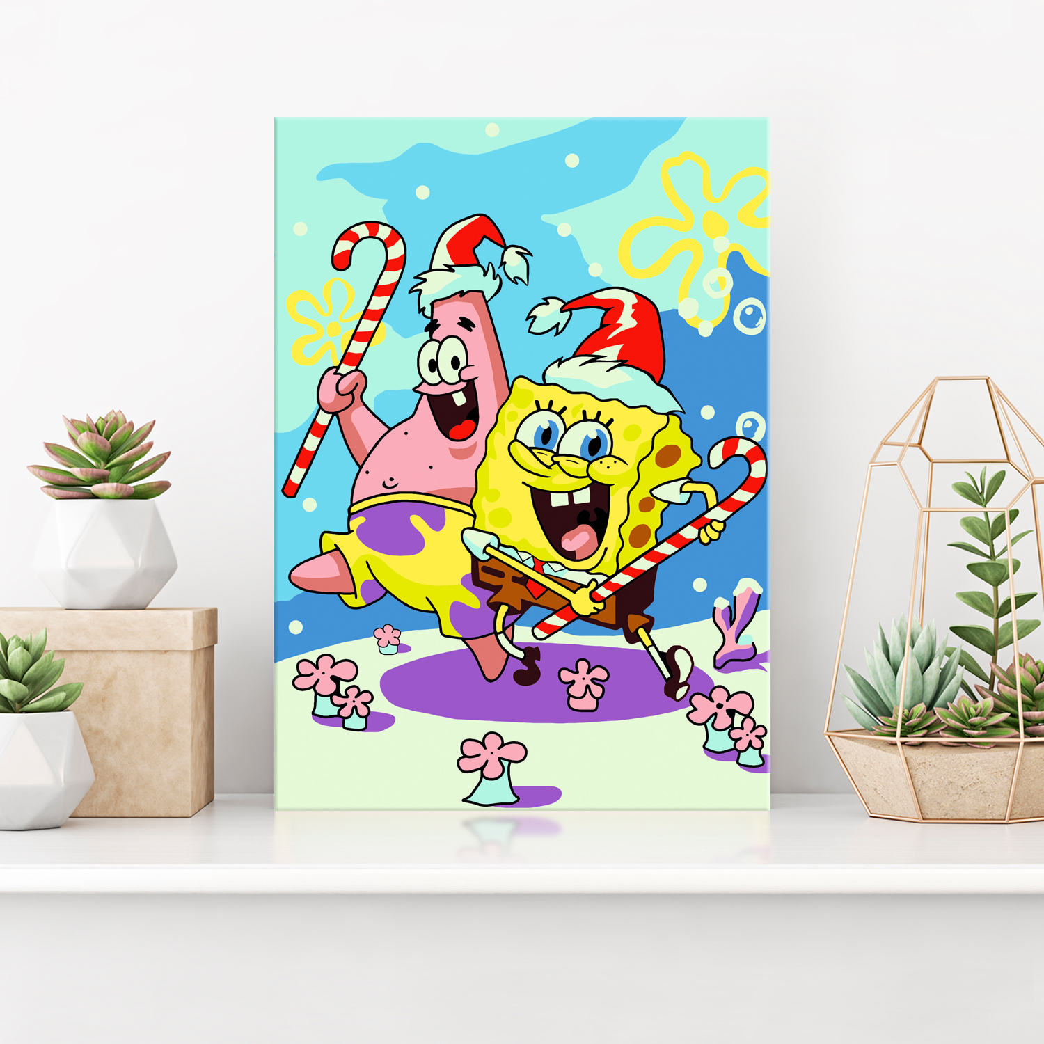 Картина по номерам Hobby Paint Рождество в Бикини Боттом в ассортименте - фото 3