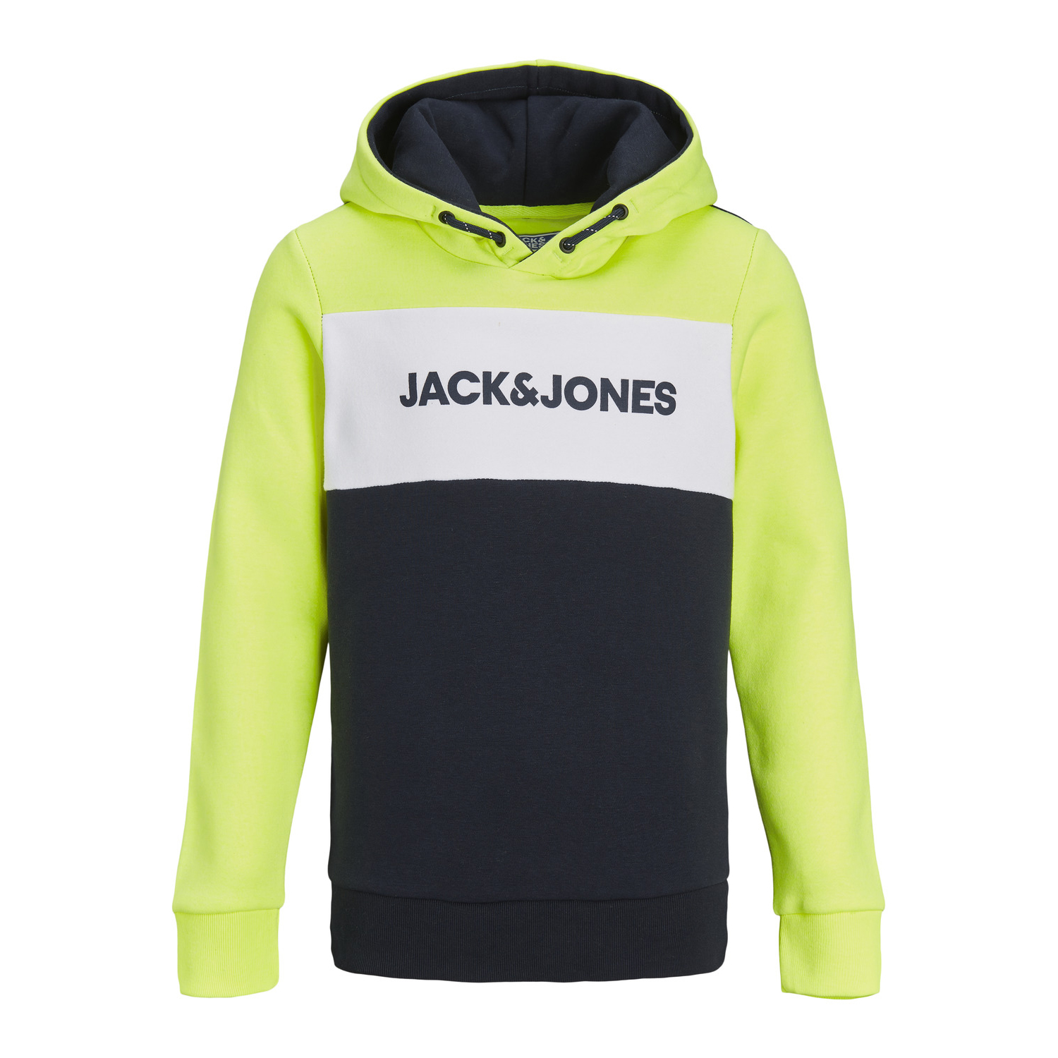 Худи JACK AND JONES JUNIOR 12191004/Safety Yellow - фото 1