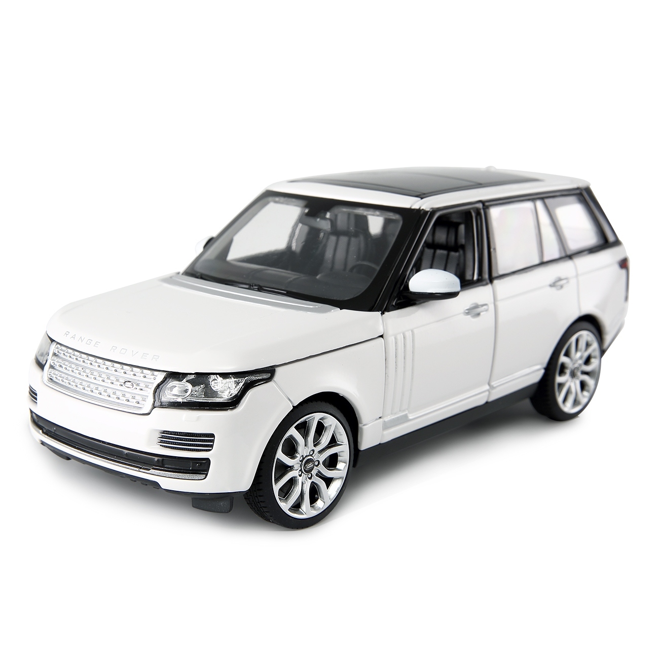 Машинка Rastar Range Rover 1:24 белая купить по цене 1699 ₽ в  интернет-магазине Детский мир