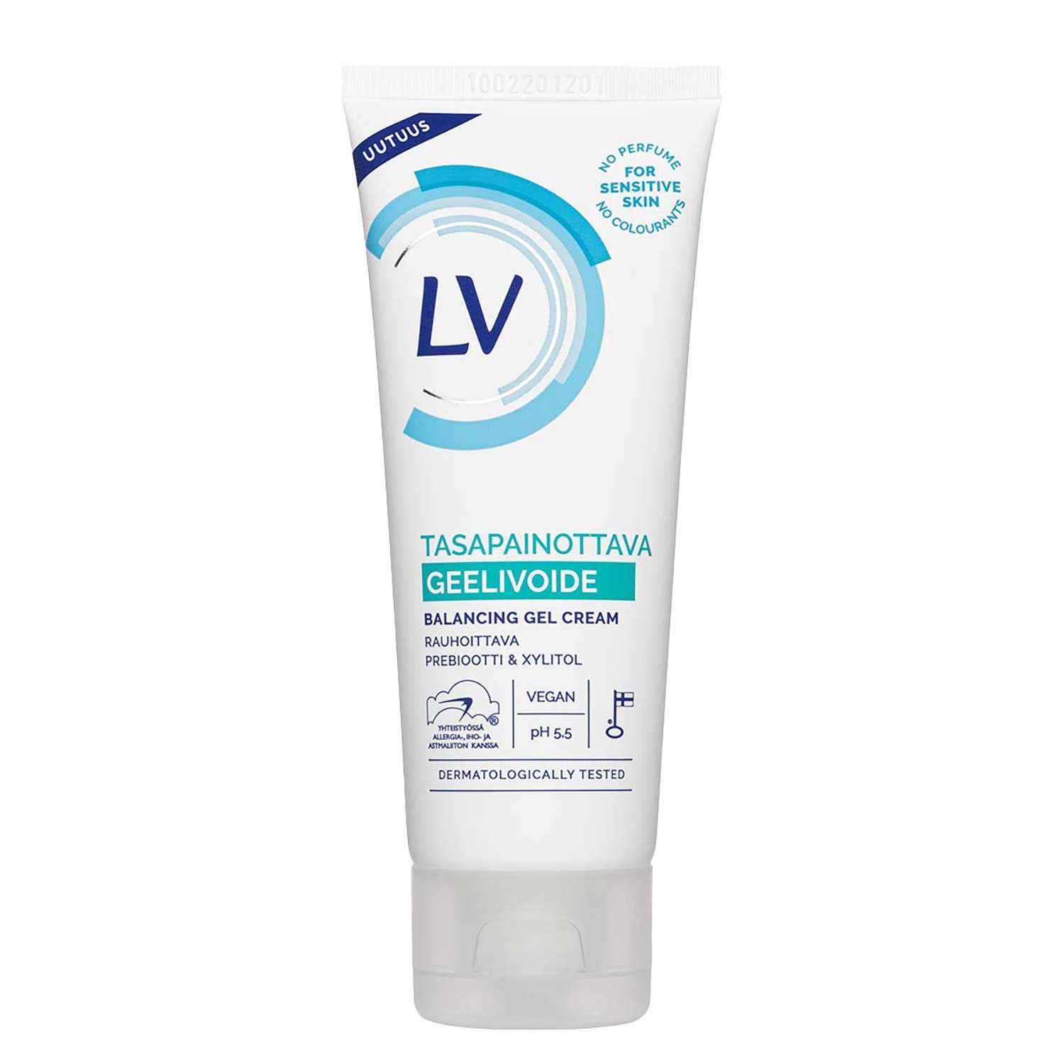 Крем-гель для лица LV с пребиотиками балансирующий для жирной и комбинированной кожи без запаха 75 мл - фото 1
