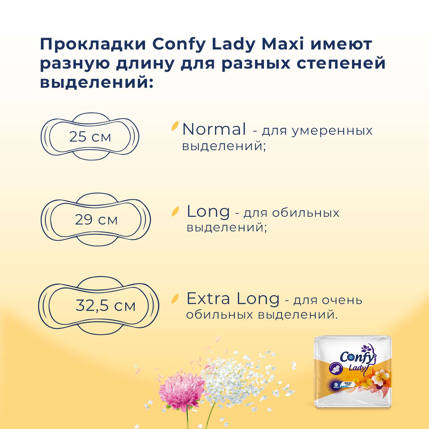 Прокладки CONFY Гигиенические женские Confy Lady MAXI LONG 9 шт - фото 6