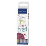 Набор капиллярных ручек Faber Castell Pitt Artist Pen Metallic 4шт 1.5мм